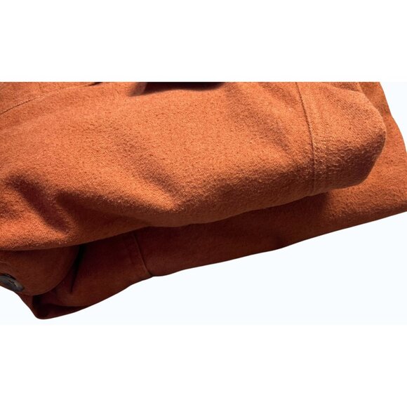 Cabelas Mens  XL Rust Deerskin Soft Chamois Shirt Button & Chest Pockets Outdoor - Picture 9 of 9